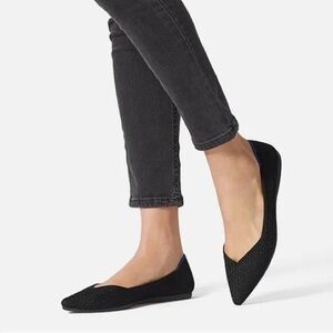 Rothy's Point Honeycomb Black 7.5